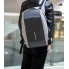 Рюкзак City Bag кодовый антивор черно-серый