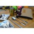 Туристический набор TNR camping Набор посуды ложек вилок и палочек для риса/суши на 4 персоны