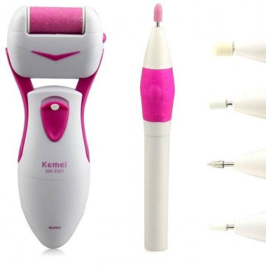 Электрическая роликовая пилка c фрезером Kemei Km-2501