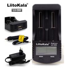 Профессиональное зарядное устройство Liitokala Lii-300 + автоадаптер