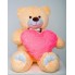 Мишка с сердцем Mister Medved Бежевый 130 см
