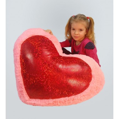 Плюшевая игрушка Mister Medved Подушка-сердце со вставкой 