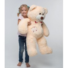 Плюшевый мишка Mister Medved с латками Бежевый 100 см Плюшевый мишка Mister Medved с латками Бежевый 100 см