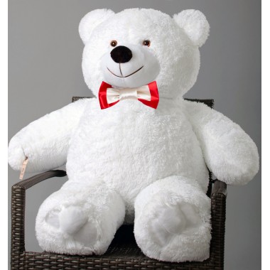 Плюшевый мишка Mister Medved Белый 110 см