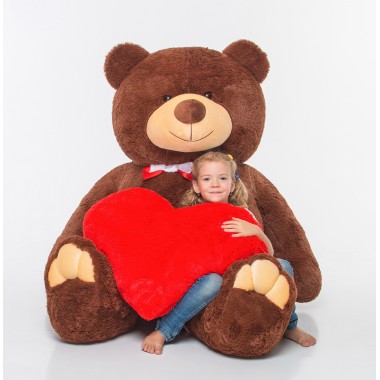 Мишка с сердцем Mister Medved Бурый 2 метра