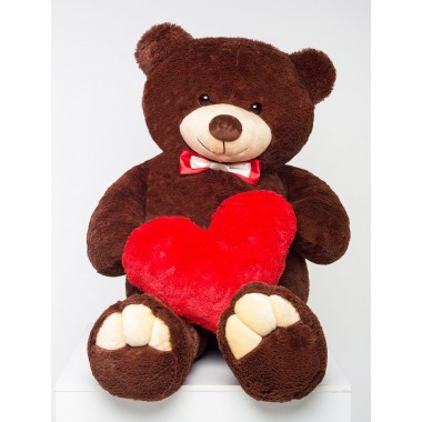 Мишка с сердцем Mister Medved Бурый 160 см