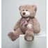 Плюшевый мишка Mister Medved с латками Капучино 100 см