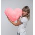 Плюшевая игрушка Mister Medved Подушка-сердце Розовая 50 см