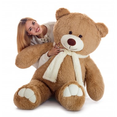 Плюшевый мишка Mister Medved Латте 160 см