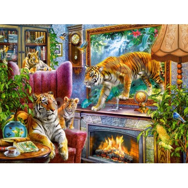 Пазл Castorland 3000 элементов "Тигры. Возвращение в реальность" 92*68 см (C-300556)