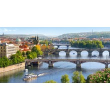 Пазл Castorland 4000 элементов "Мосты через Влтаву, Прага" 138*68 см C-400096