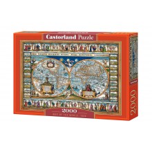 Пазл Castorland 2000 элементов  "Карта мира" 92*68 см C-200733