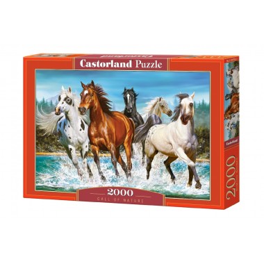 Пазл Castorland 2000 элементов "Бегущие лошади" 92*68 см С-200702