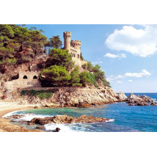 Пазл Castorland 1000 элементов  "Крепость Lloret de Mar, Испания" 68*47 см С-100774