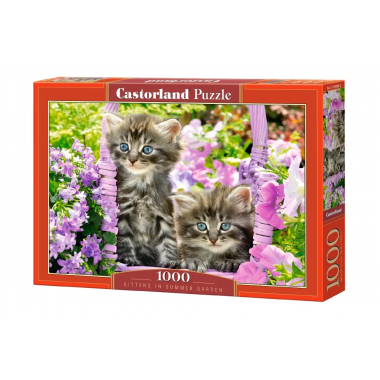 Пазл Castorland 1000 элементов  "Котята в саду" 68*47 см C-104086