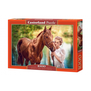 Пазл Castorland 1000 элементов "Красота и нежность" лошадь 68*47 см C-104390