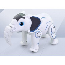 Слон Робот животное на радиоуправлении K17 белый  