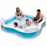 Надувной семейный бассейн Intex (56475) 229*229*46 см бело-голубой