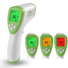 Бесконтактный инфракрасный термометр Non-contact DT 8809c Original Pro зеленый