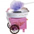 Аппарат для приготовления сладкой ваты Cotton Candy Carnival на колесах розовый с белым