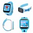 Детские часы Smart  Watch с GPS Q100 голубые
