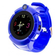 Детские умные часы-телефон Smart Baby Watch Q360 Blue с GPS + камера Синие