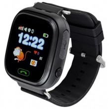 Детские смарт-часы Smart Baby Watch Q90 с GPS трекером и телефоном черные