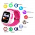 Детские смарт-часы Smart Baby Watch Q90 с GPS трекером и телефоном розовые