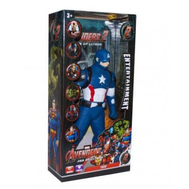 Фигурка супергероя «Капитан Америка» L-99-2 Мстители Avengers ZHA, пластик, 32 см