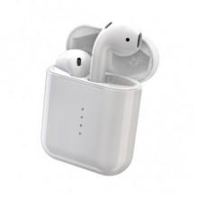 Беспроводные Bluetooth наушники гарнитура в кейсе HBQ iFans i10 TWS Stereo White