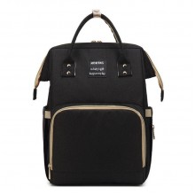 Сумка-рюкзак органайзер для мамы оригинал Mom Bag  AA-085 черный
