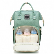 Сумка-рюкзак органайзер для мамы оригинал Mom Bag  AA-081 бирюзовый