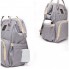 Сумка-рюкзак органайзер для мамы оригинал Mom Bag  AA-086 серый