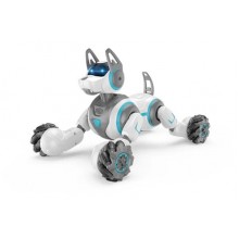 Радиоуправляемый робот-собака Stunt Dog 666-800A браслет-пульт белый