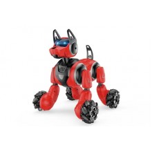 Радиоуправляемый робот-собака Stunt Dog 666-800A браслет-пульт красный