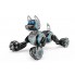 Радиоуправляемый робот-собака Stunt Dog 666-800A браслет-пульт серый