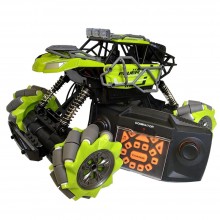 Трюковая машинка на радиоуправлении, вездеход Fever Buggy4WD 4x4 Зеленый