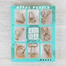 Головоломки Steel Puzzle 9 AZ-02 бирюзовый